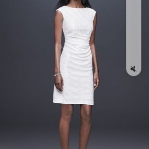 DB studio white cocktail dress